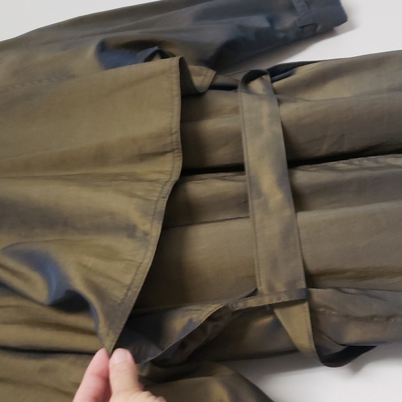 Vintage Degrees green iridescent trench coat - Picture 15 of 16